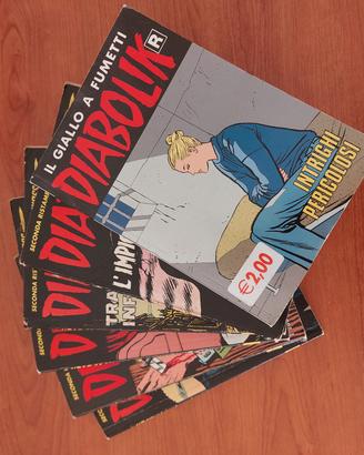 6 FUMETTI DIABOLIK N. 10 11 12 13 14 SWIISSS 498 R