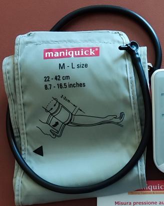 Bracciale maniquick per misuratore di pressione