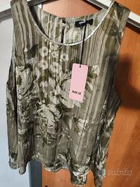 maglia elegante con spalla a canotta  della Nina l