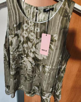 maglia elegante con spalla a canotta  della Nina l