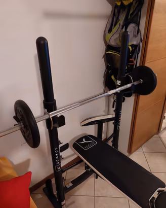 🏋️ Panca pesi Domyos BM 490 – kit completo