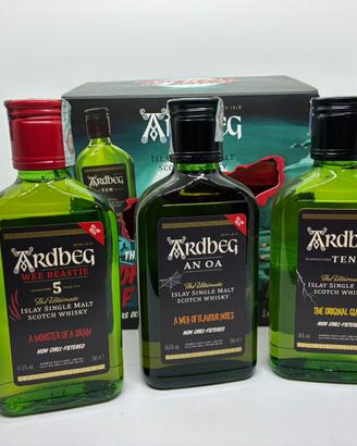 Whisky Arbeg box 3 x 20 cl