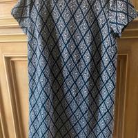 Vestito Zara blù e oro