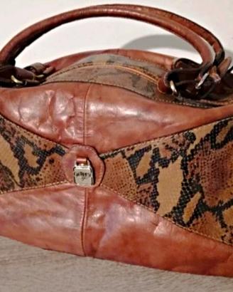 Borsa in pelle Adu's con inserti pregiati vintage