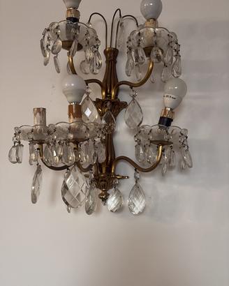 Lampadario in cristallo