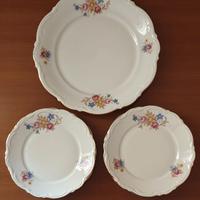 Piatti da dessert/frutta in porcellana - Vintage