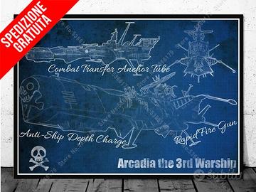 POSTER ARCADIA / GOLDRAKE / STARGATE / TERMINATOR