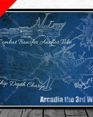 POSTER ARCADIA / GOLDRAKE / STARGATE / TERMINATOR