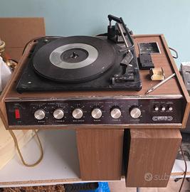 Giradischi Anni 70 Stereorama con casse
