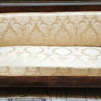 Antico Divano in Piuma di Mogano ‘800