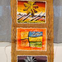 arazzo decorativo in juta proveniente dalla Repubb