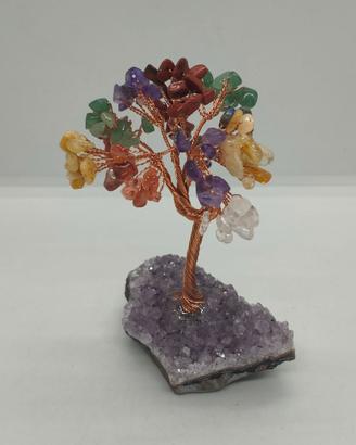 Albero della Vita in Rame su Base di Ametista