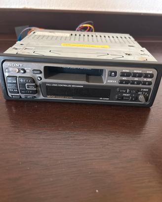 Autoradio Sony Vintage con frontalino estraibile