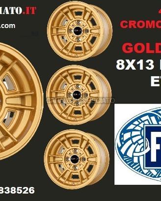 Cerchi cromodora cd66 8x13 4x98 et-3 FIAT ORO