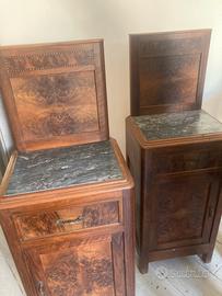 Coppia di comodini vintage