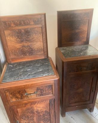 Coppia di comodini vintage