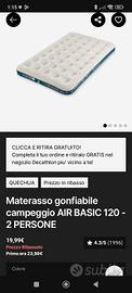 Materassino campeggio 2 persone Decathlon quechua