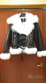Vincenove giacca con pellicciotto nuova