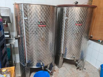 Serbatoio INOX 800 LT per alimenti