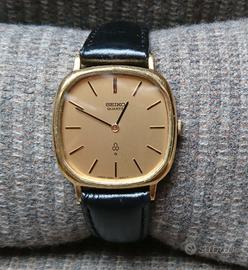 Orologio al quarzo placcato oro Seiko Chariot