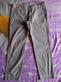 PANTALONI LEGGERI LIU JO LIU-JO IN COTONE GRIGIO
