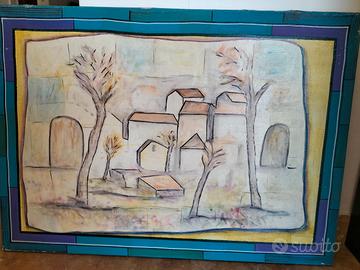 Quadro di Natale Autelitano Paesaggio 50 x 70 