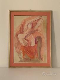 Milandri 76 - Figura femminile frontale 60x80 cm