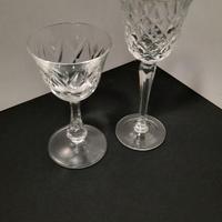 Serie 2 calici in vetro