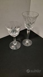 Serie 2 calici in vetro
