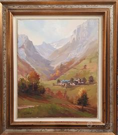 quadro olio Giovanni Civallero 