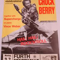 CHUCK BERRY 1989 TOUR POSTER