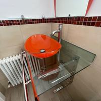 Piano con lavabo in appoggio Kare Design