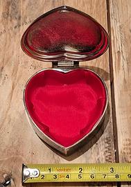 Scatolina portagioie in Silver Plate