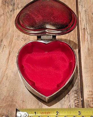 Scatolina portagioie in Silver Plate