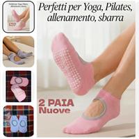 2paia Calzini antiscivolo Donna NUOVI Yoga pilates