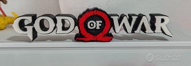 Logo God of War in Plastica 3D