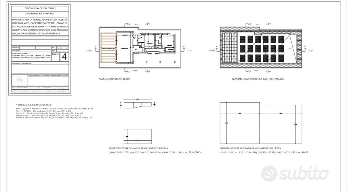 Terreno edificabile con proggetto. - Vista 3