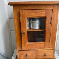 Mobiletto oensile in legno massello tech
