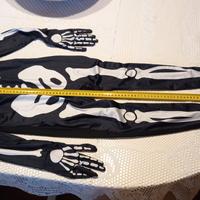 Tuta costume scheletro fantasma Halloween