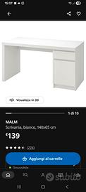 scrivania Malm pari al nuovo