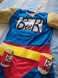 Vestito carnevale uomo birra
