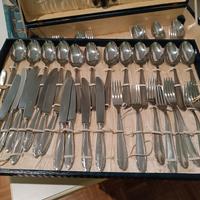 Servizio posate inox 12 persone - anno 1940