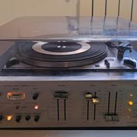 Giradischi Vintage Hi-Fi DUAL 1215 + Amplificatore