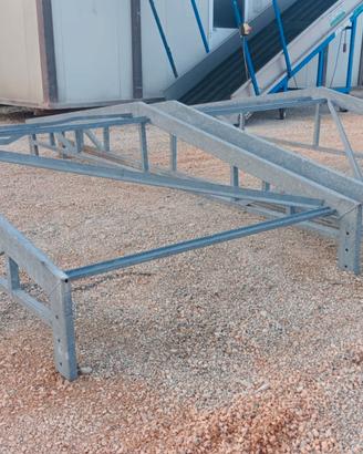 Capannone - struttura metallica su ruote 4100x7200