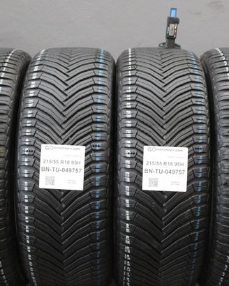 4 Pneumatici 215/55 R18 Michelin Cross Climate 2
