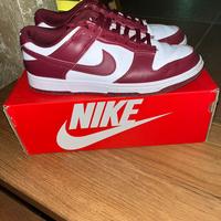 Nike Dunk Bordeaux e Bianche Nuove
