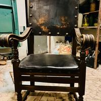 Poltrona da notaio antica