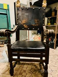 Poltrona da notaio antica