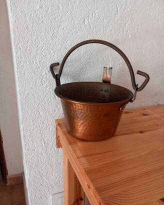 Paiolo antico in rame 