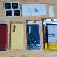 5 cover Xiaomi mi note 10 lite, più 2 pellicole 